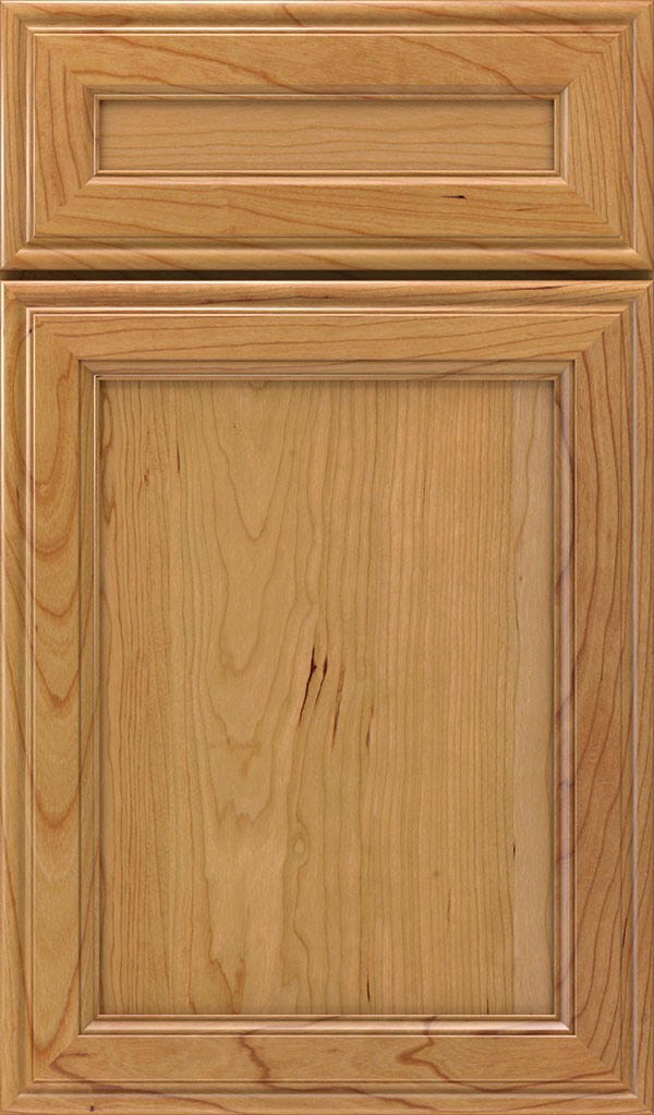 Girard 5-Piece Cherry Raised Panel Cabinet Door in Natural