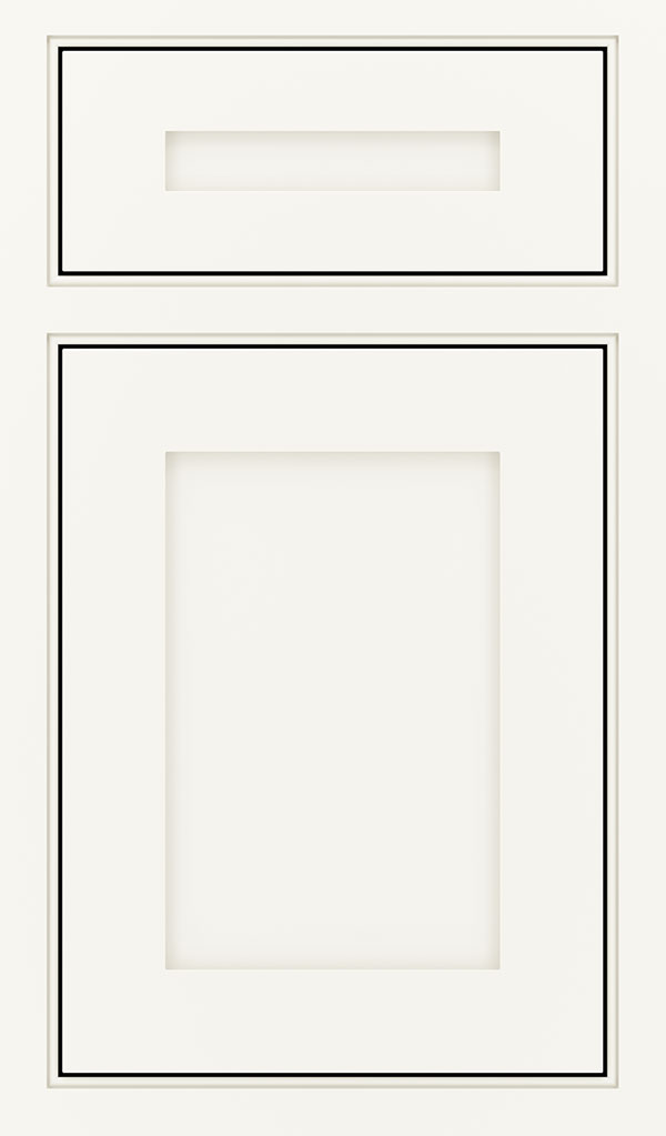 Harmony 5 Piece Maple Inset Cabinet Door in White
