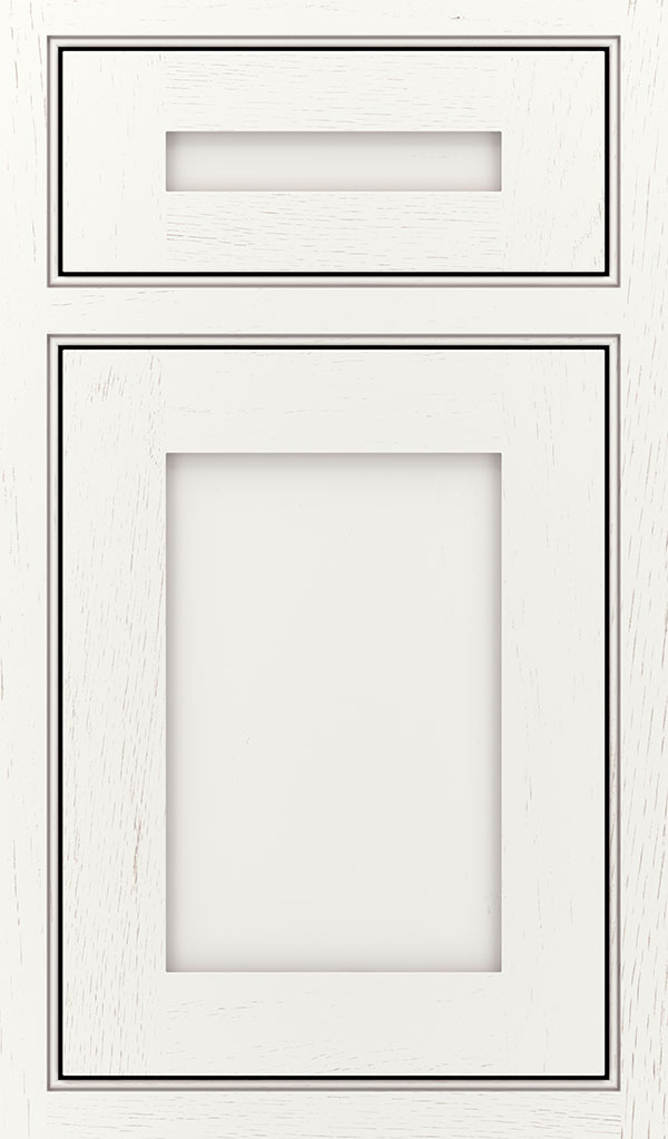 Harmony 5 Piece Oak Inset Cabinet Door in White