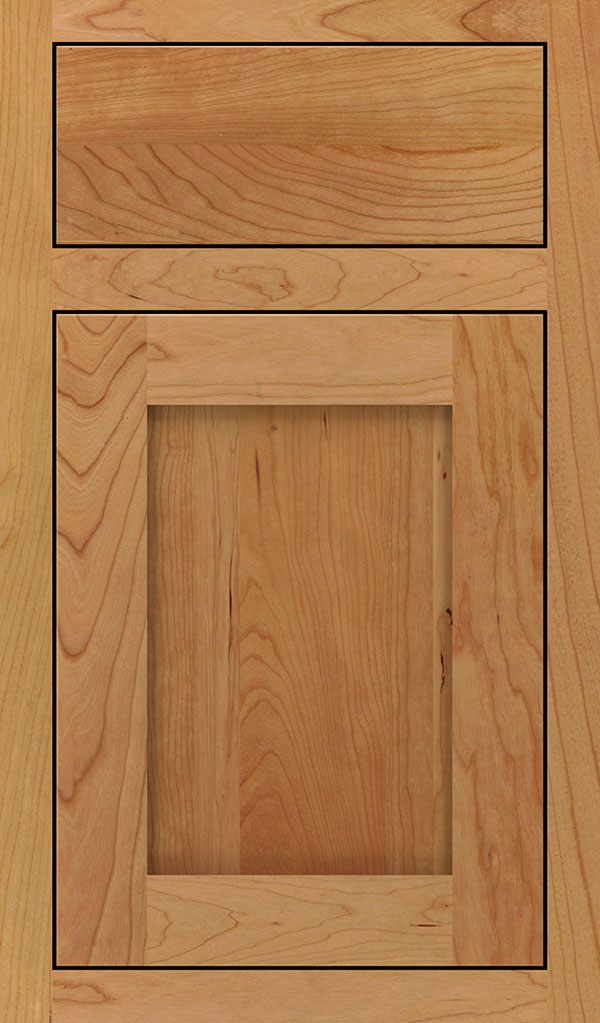 Harmony Cherry Inset Cabinet Door in Natural