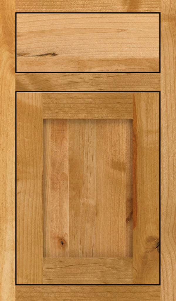 Harmony Rustic Alder Inset Cabinet Door in Natural