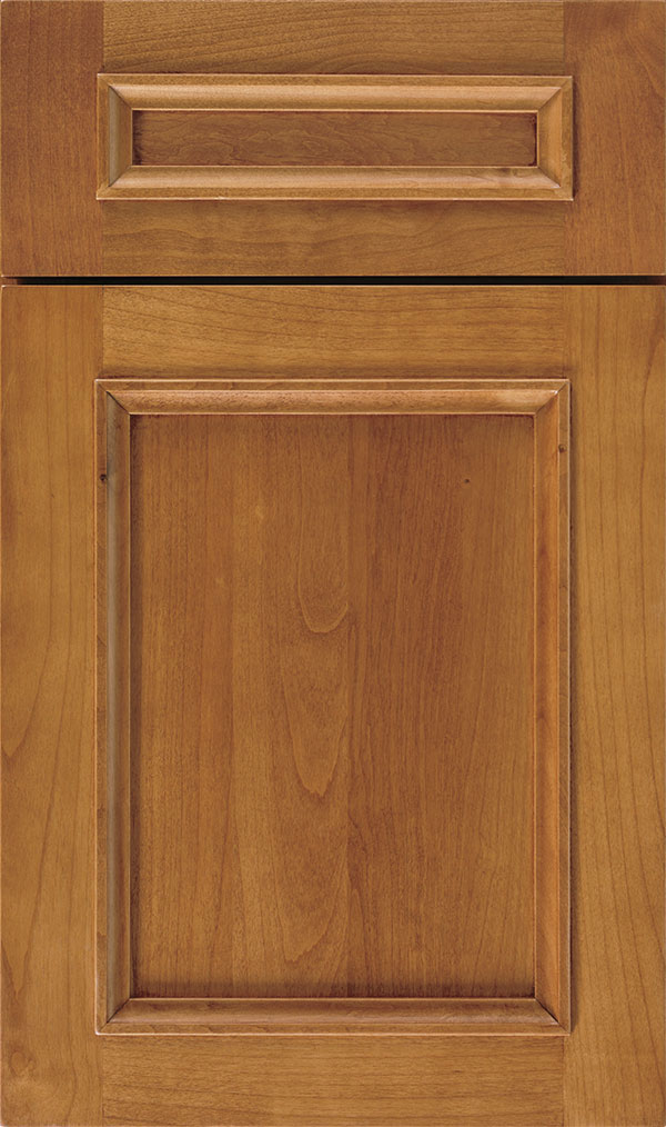 Haskins 5-Piece Alder recessed panel cabinet door in Pheasant