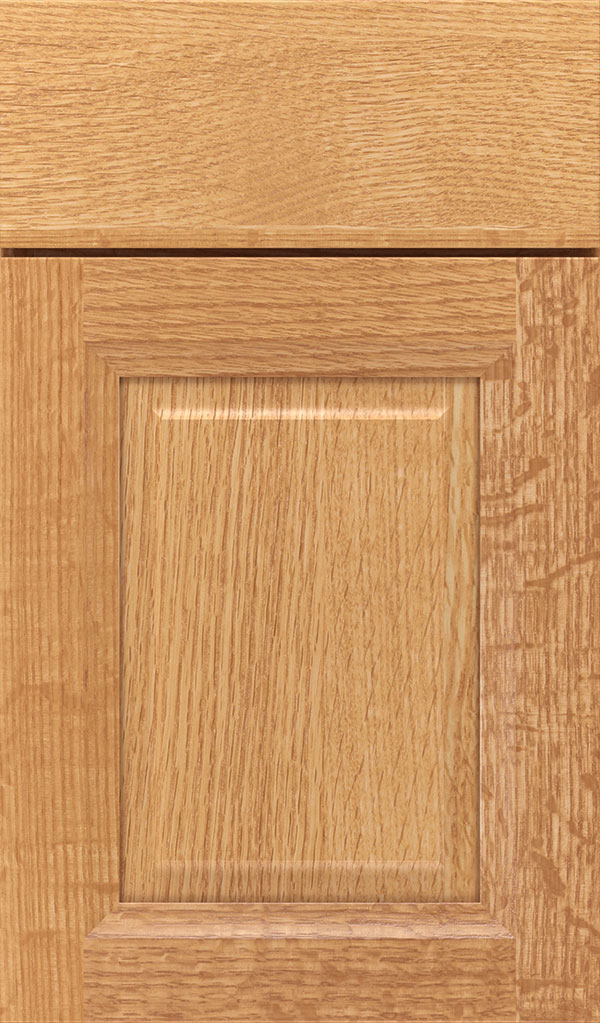 Hawthorne Quartersawn Oak Raised Panel Cabinet Door in Natural