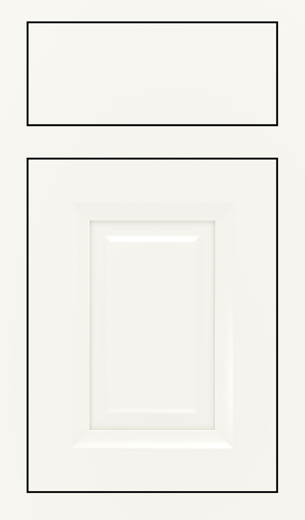 Hawthorne Maple Inset Cabinet Door in White