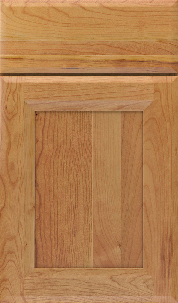 Huchenson Cherry Recessed Panel Cabinet Door in Natural