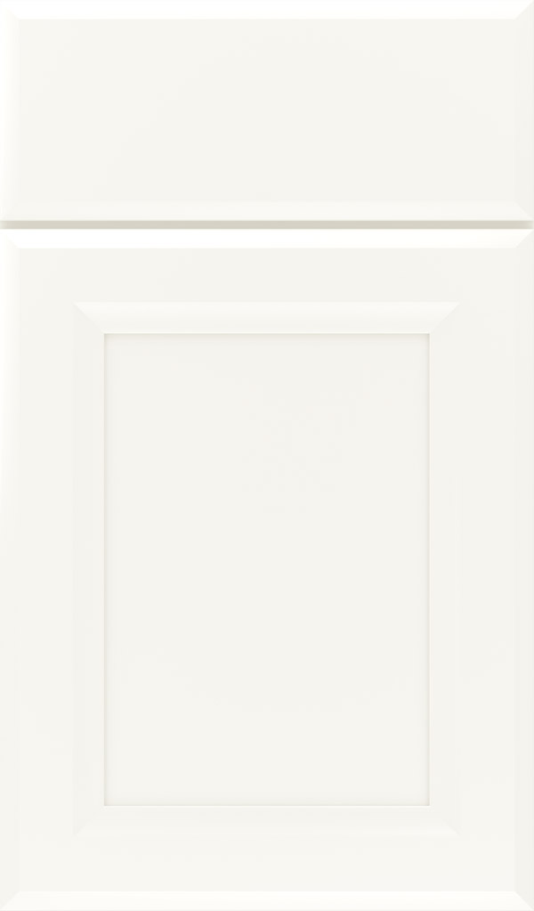 huchenson maple recessed panel cabinet door in white