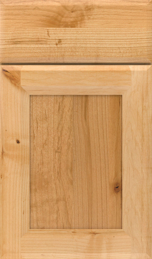 Huchenson Rustic Alder Recessed Panel Cabinet Door in Natural