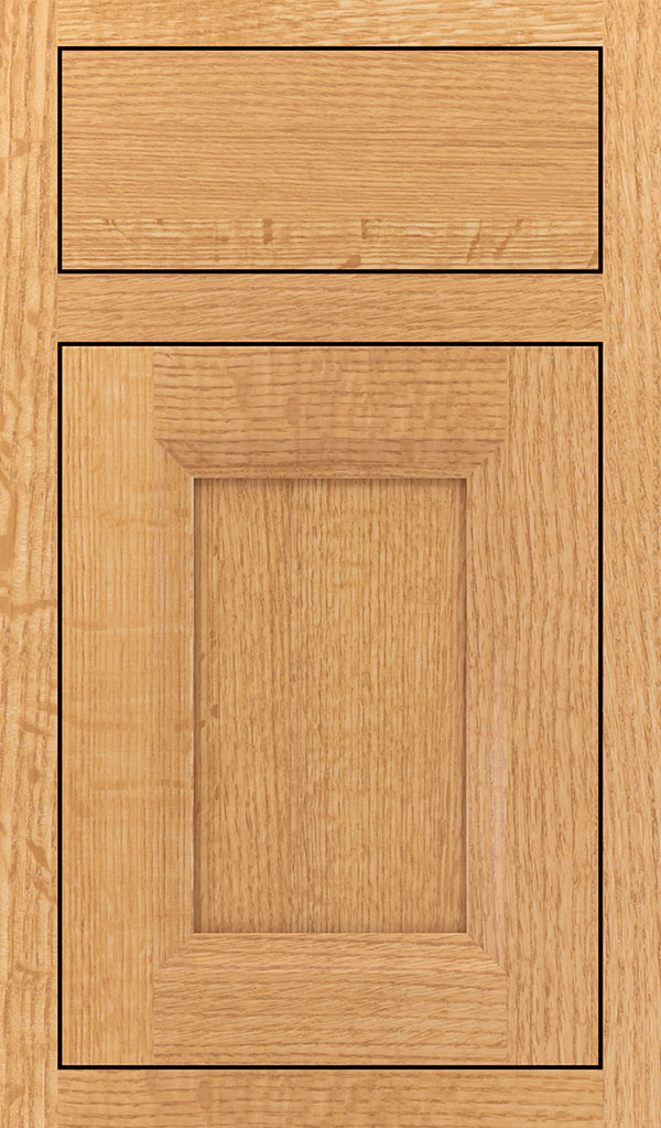 Huchenson Quartersawn Oak Inset Cabient Door in Natural