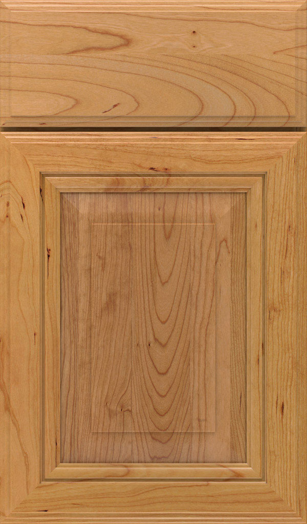 Lexington Cherry Raised Panel Cabinet Door in Natural