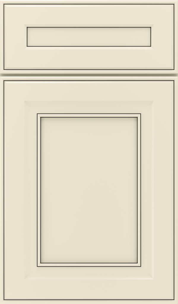 Leyden 5 Piece Maple Flat Panel Cabinet Door in Chantille Espresso