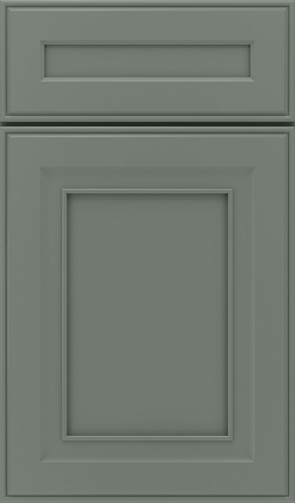 Leyden 5 Piece Maple Flat Panel Cabinet Door in Retreat
