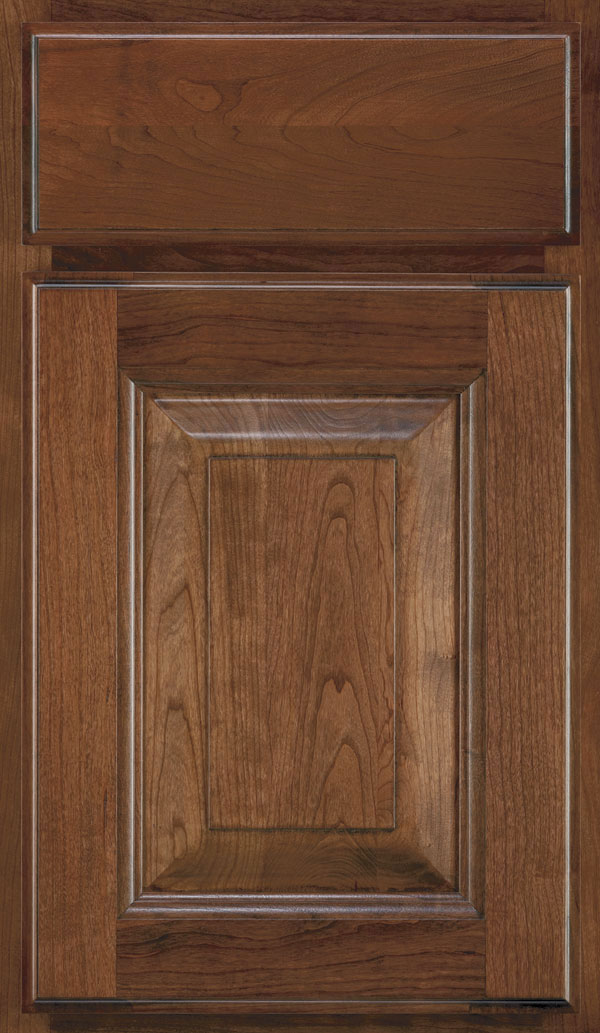 Madison Cherry Rasied Panel Cabinet Door in Mink