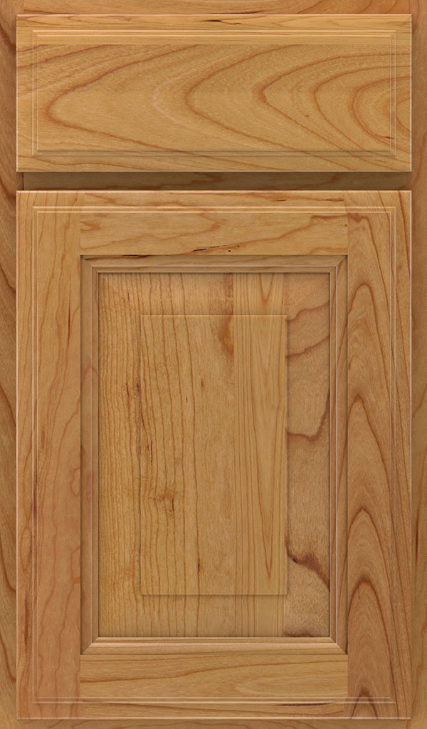 Madison Cherry Rasied Panel Cabinet Door in Natural