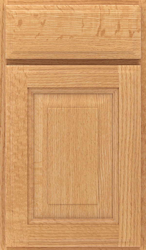 Madison Quartersawn Oak Rasied Panel Cabinet Door in Natural