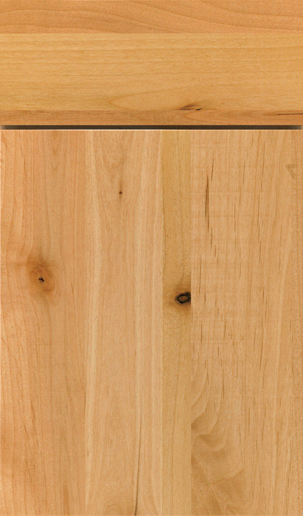 Marquis Rustic Alder Slab Cabinet Door in Natural