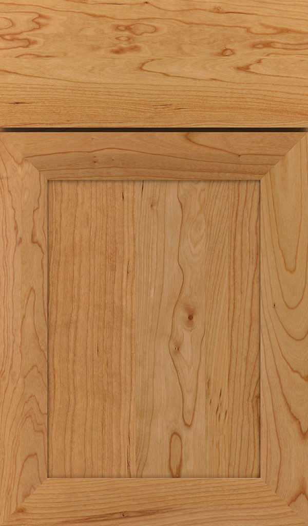 Modesto Cherry Recessed Panel Cabinet Door in Natural
