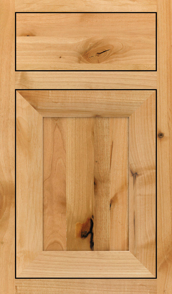 Modesto Rustic Alder Inset Cabint Door in Natural