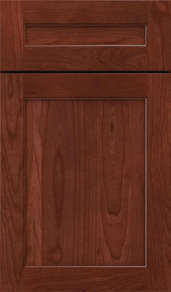 prescott_5pc_cherry_flat_panel_cabinet_door_arlington