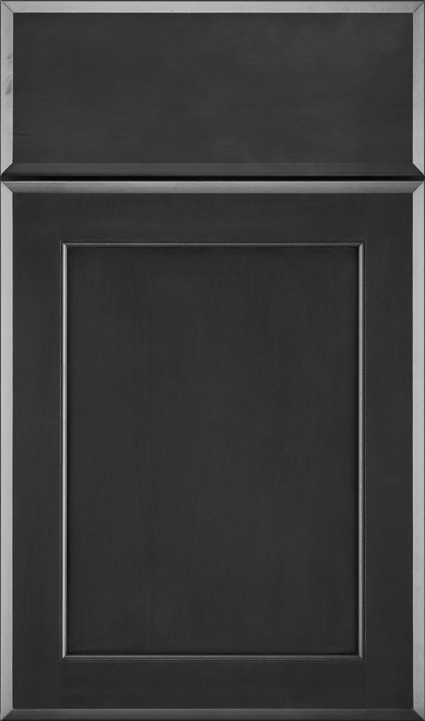 Prescott Maple Flat Panel Cabinet Door in Cobblestone