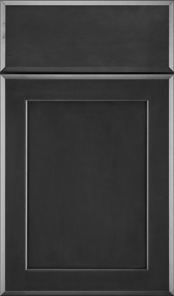 Prescott Maple Flat Panel Cabinet Door in Cobblestone