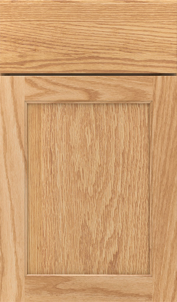 Prescott Oak Flat Panel Cabinet Door in Natural