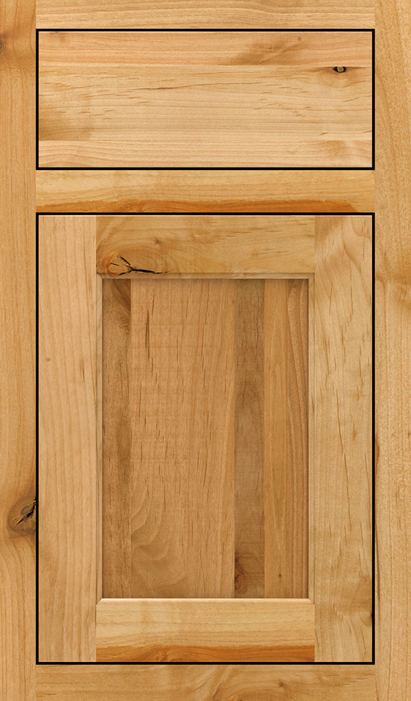 Prescott Rustic Alder Inset Cabinet Door in Natural