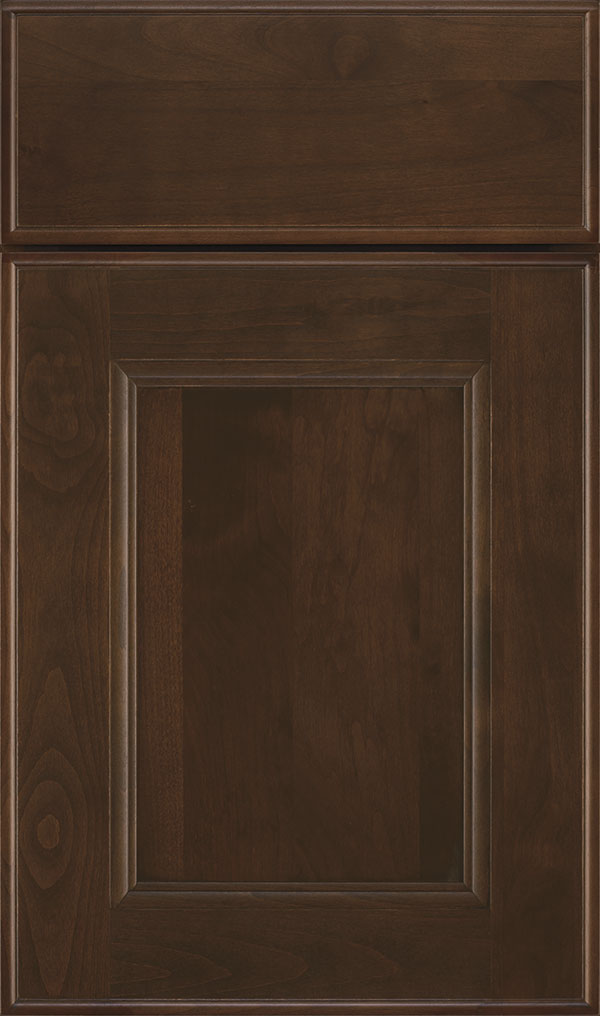 Roslyn Alder Shaker Style Cabinet Door in Sepia