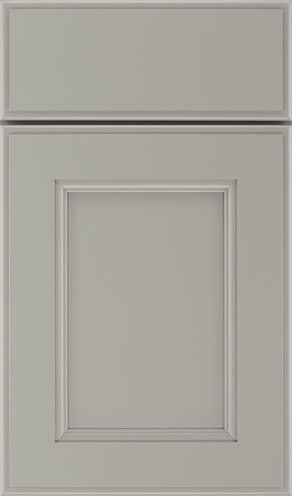 Roslyn Maple Shaker Style Cabinet Door in Stamped Concrete