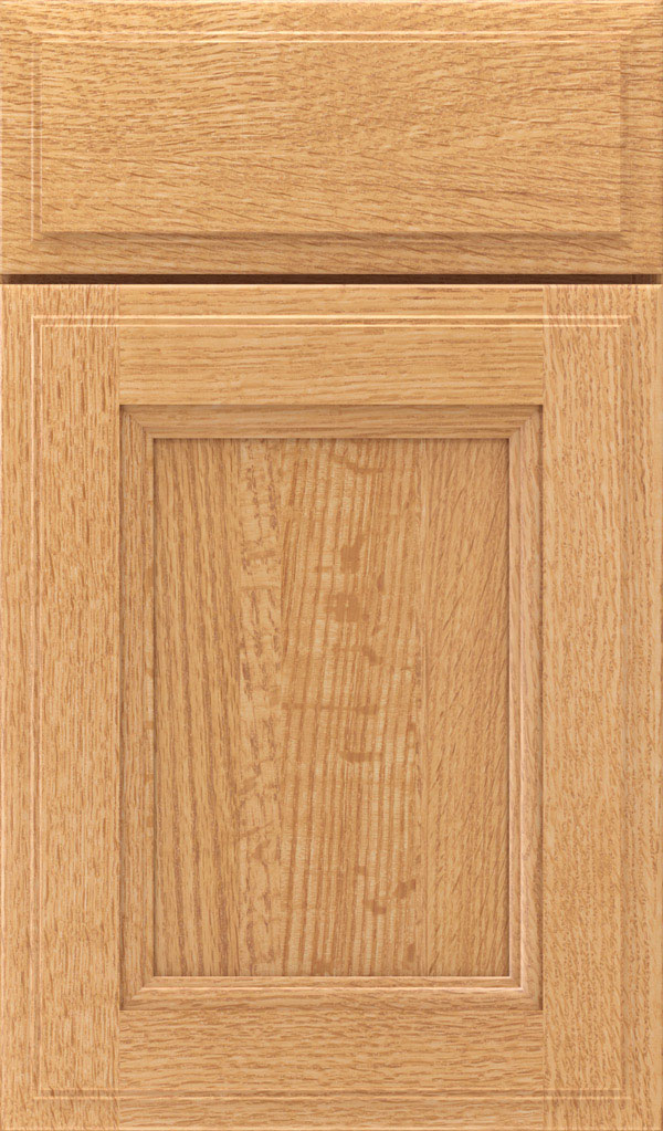 Roslyn Quartersawn Oak Shaker Style Cabinet Door in Natural