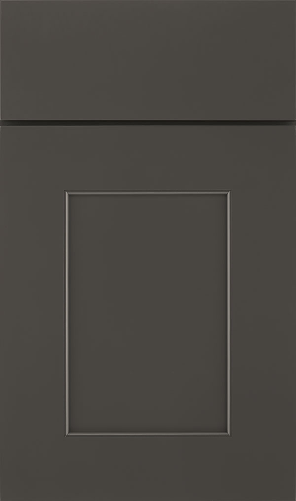 Sloan Maple Recessed Panel Cabinet Door in Black Fox