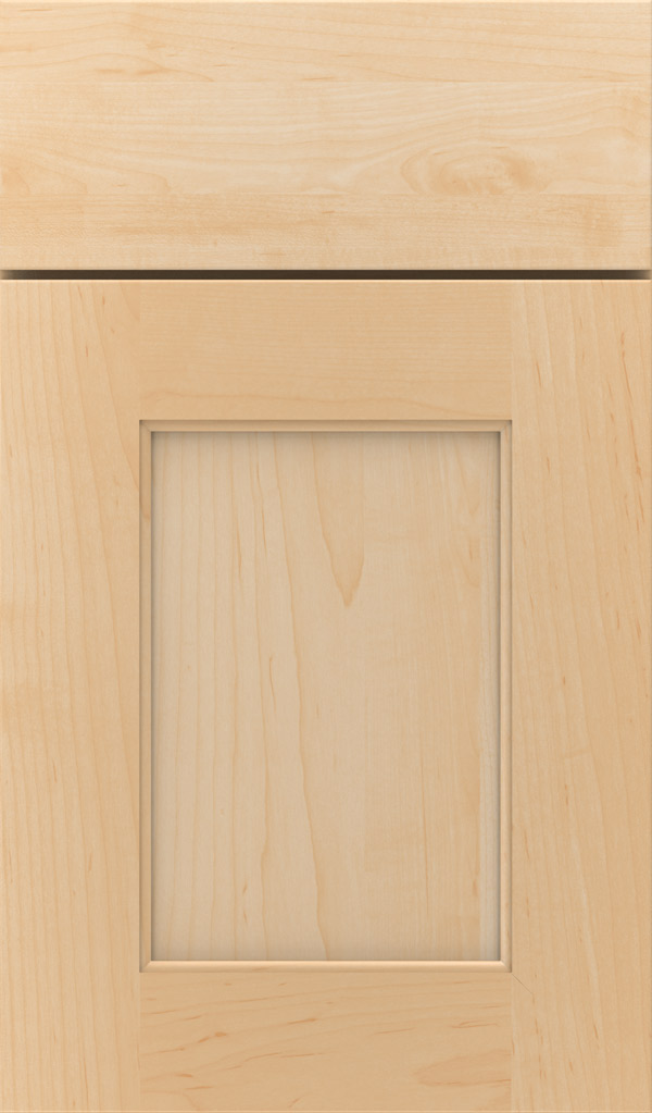 Sloan Maple recessed panel cabinet door in Natural