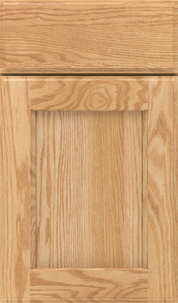 Treyburn Oak recessed panel cabinet door in Natural