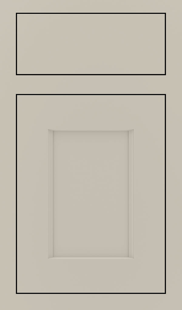Treyburn Maple Inset Cabinet Door in Mindful Gray