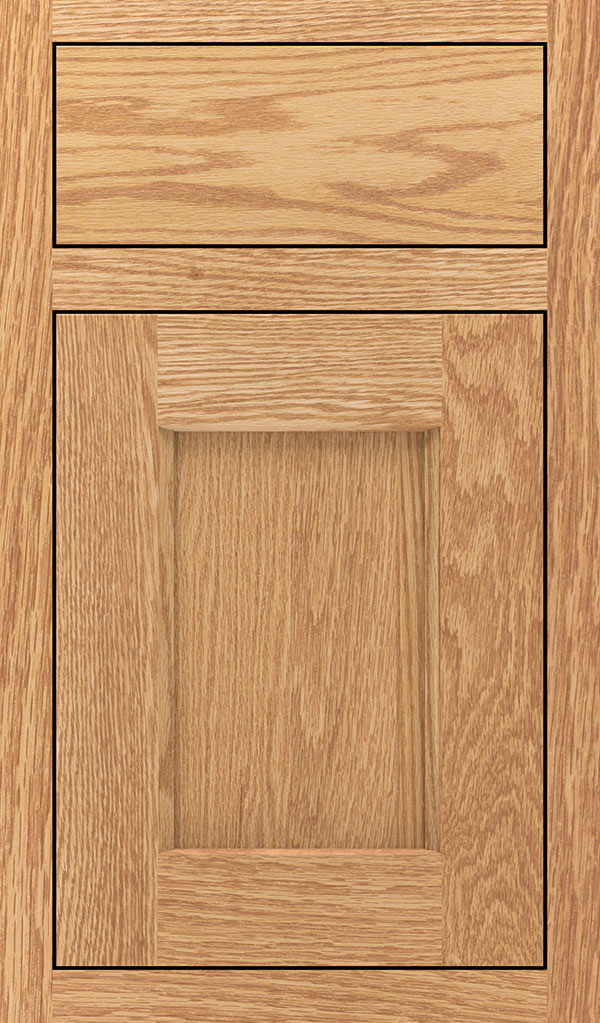 Treyburn Oak Inset Cabinet Door in Natural
