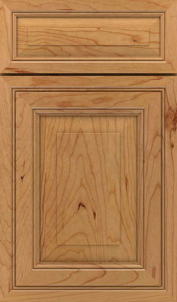 Willshire 5 Piece Cherry Raised Panel Cabinet Door in Natural