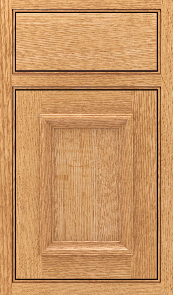Yardley Quartersawn Oak Beaded Inset Cabinet Door in Natural