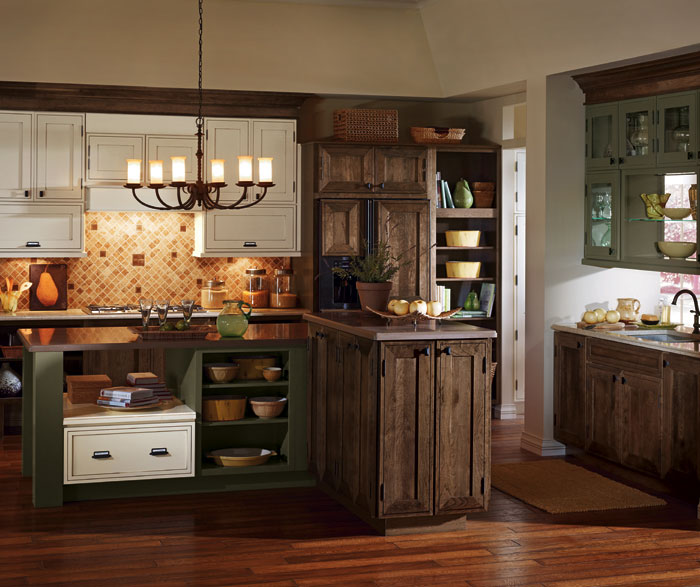 Rustic Kitchen Cabinets Decora Cabinetry, How To Paint Kitchen Cabinets Rustic Look