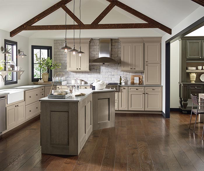 Taupe Kitchen Cabinets Decora Cabinetry