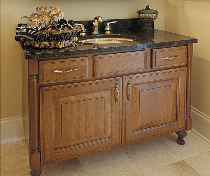 Cherry Bathroom Vanity Decora Cabinetry