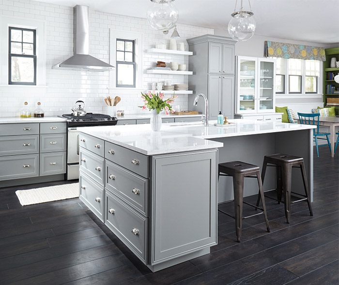 Light Gray Kitchen Cabinets Decora Cabinetry