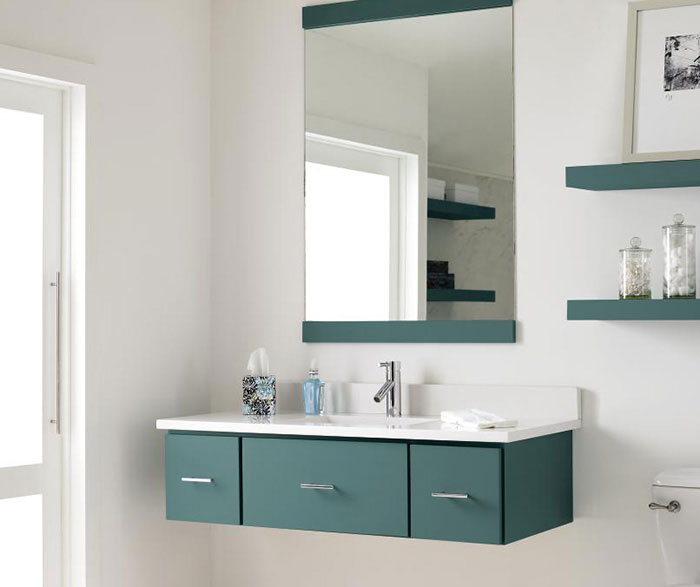 Casual Bathroom Storage Cabinets - Decora Cabinetry