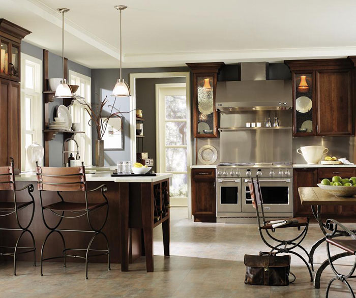 Dark Cherry Kitchen Cabinets Decora Cabinetry