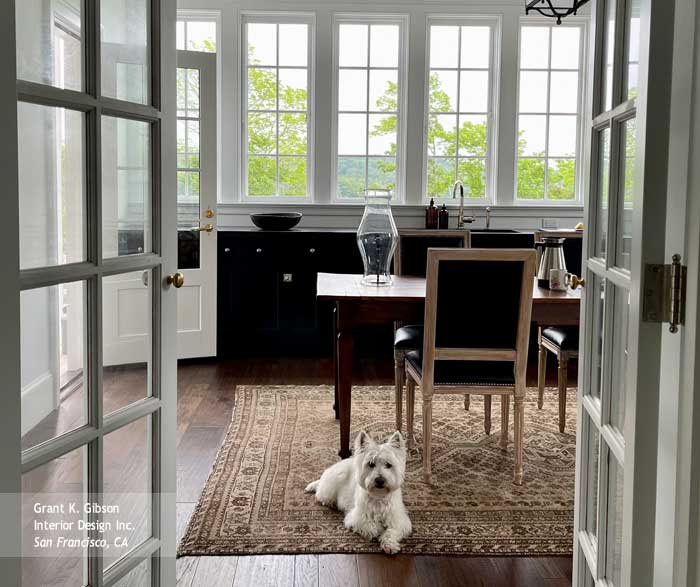 Historic Style All Black Kitchen Cabinetry