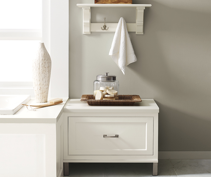 Casual Bathroom Storage Cabinets - Decora Cabinetry