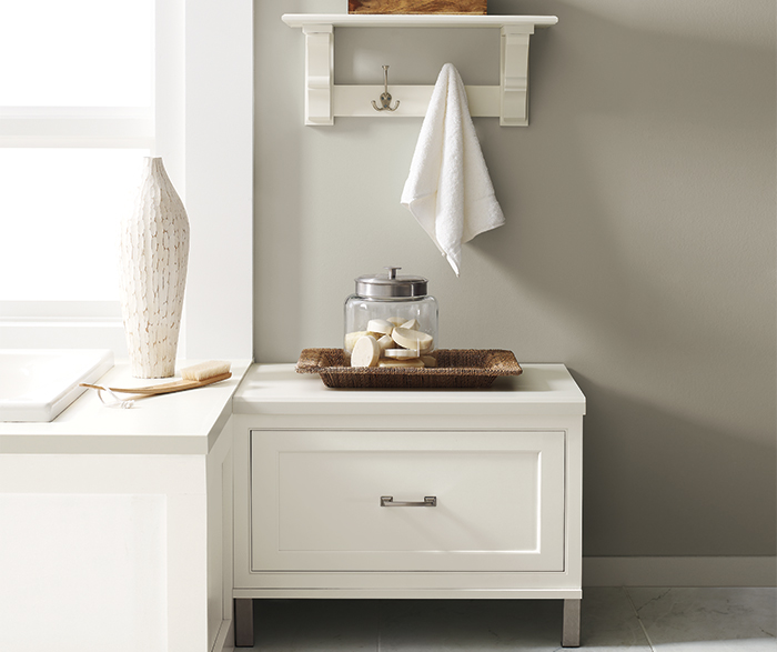 White Inset Bathroom Cabinets