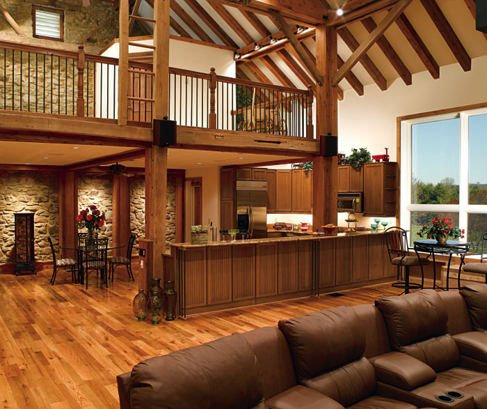 Beadboard iCabinetsi in Rustic iKitcheni Decora Cabinetry