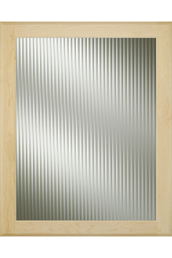 Reeded glass sale cabinet doors