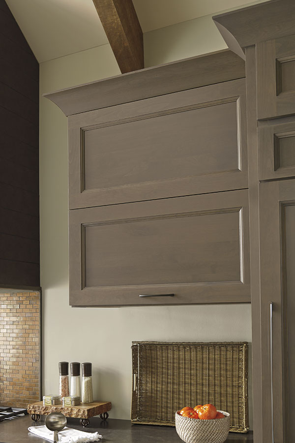 bifold cabinet door hinge with white bowls inside cabinet