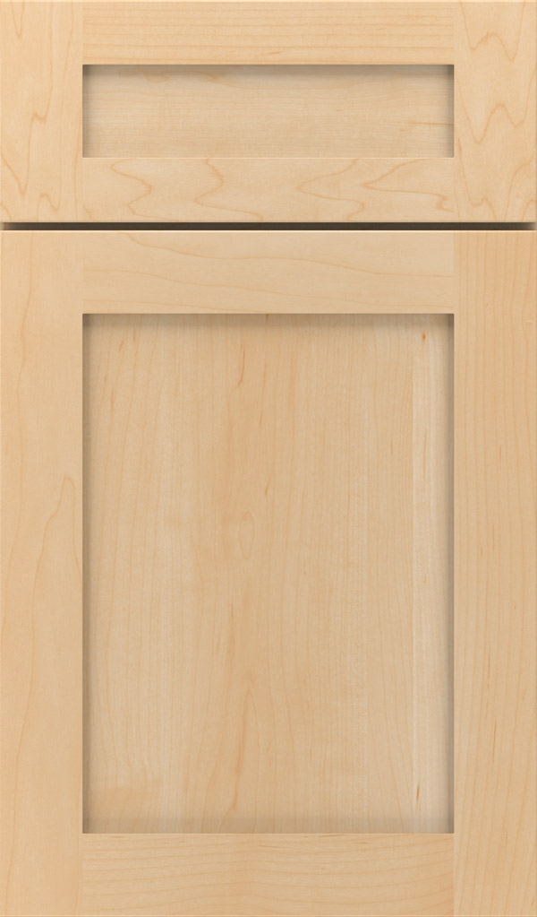 Harmony 5-Piece Maple Shaker cabinet door in Natural