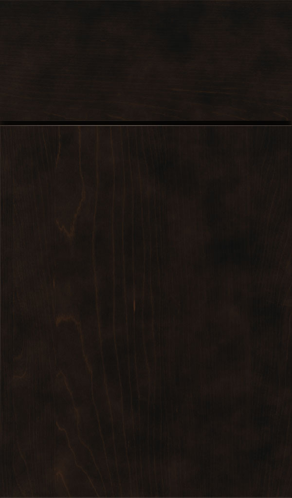 Marquis Maple Slab Cabinet Door in Teaberry